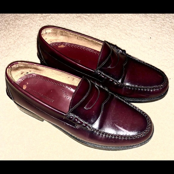 Johnston and Murphy classic red/cordovan loafer. - Picture 4 of 7
